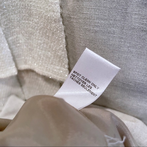 Badgley Mischka Linen Sequin Dress - Picture 8 of 12